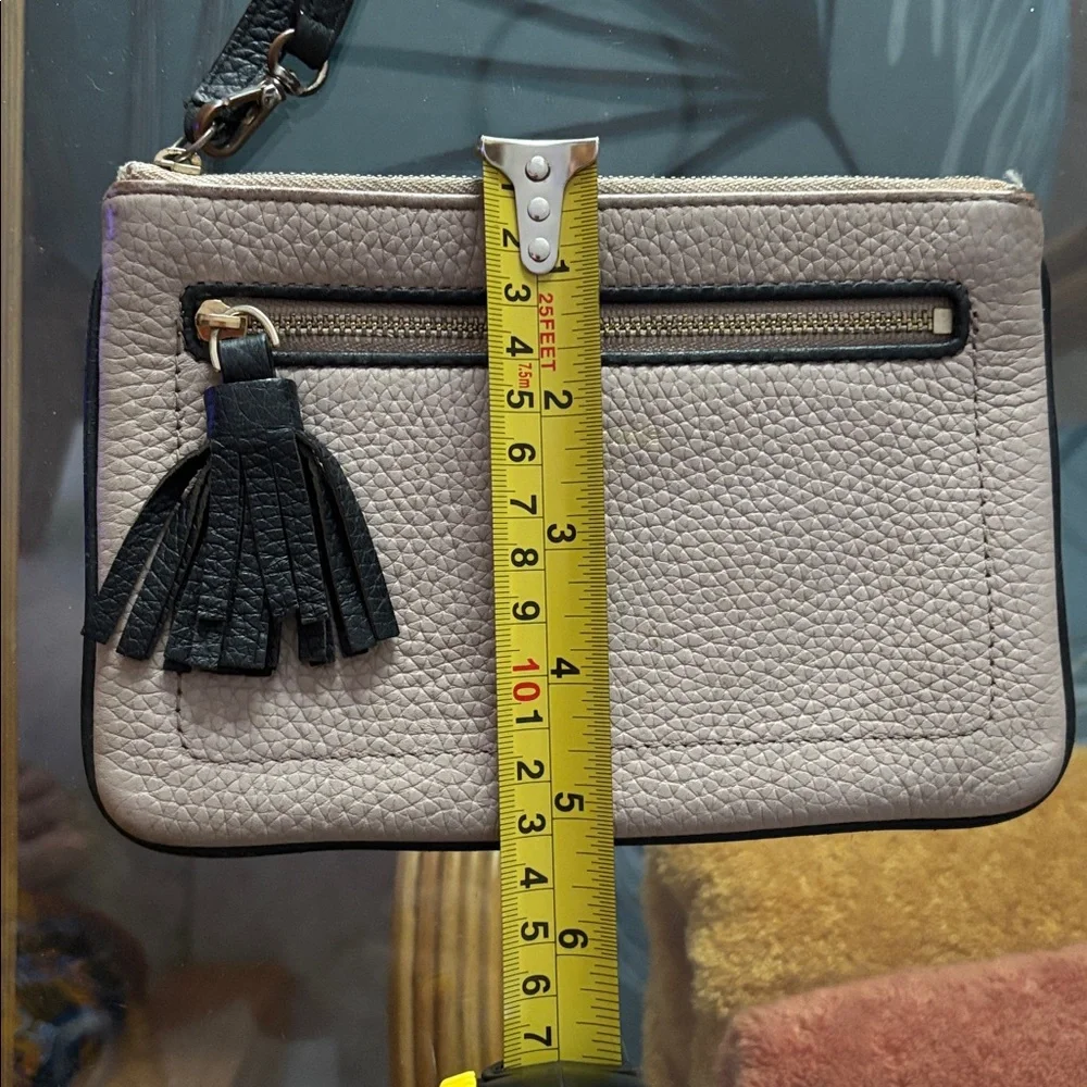Kate Spade Taupe and Black Wristlet